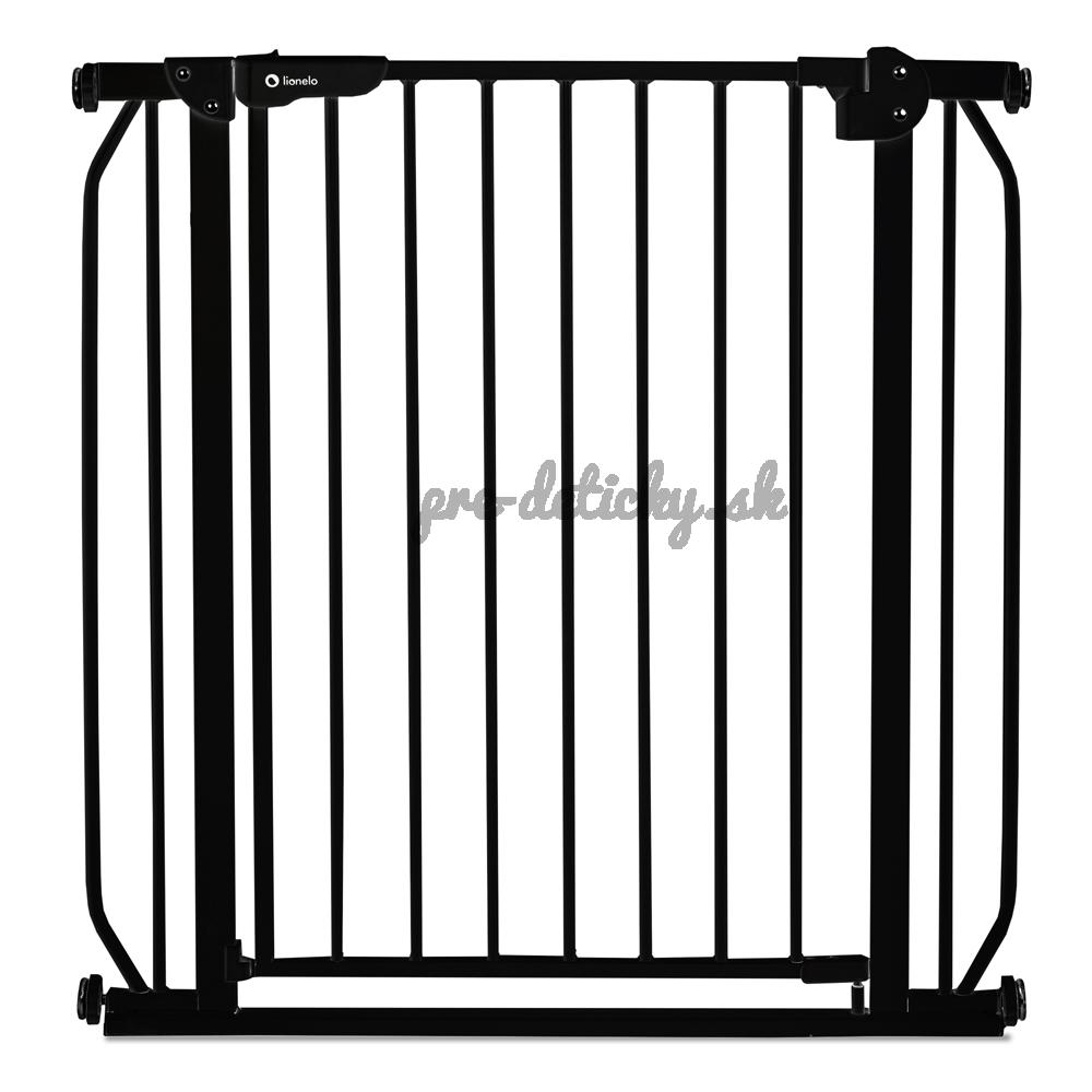 LIONELO Detská zábrana Truus Slim Black Onyx 75-105 cm