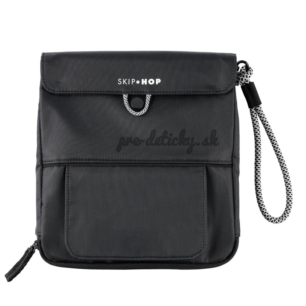 SKIP HOP Podložka prebaľovacia cestovná Clean Slate Black