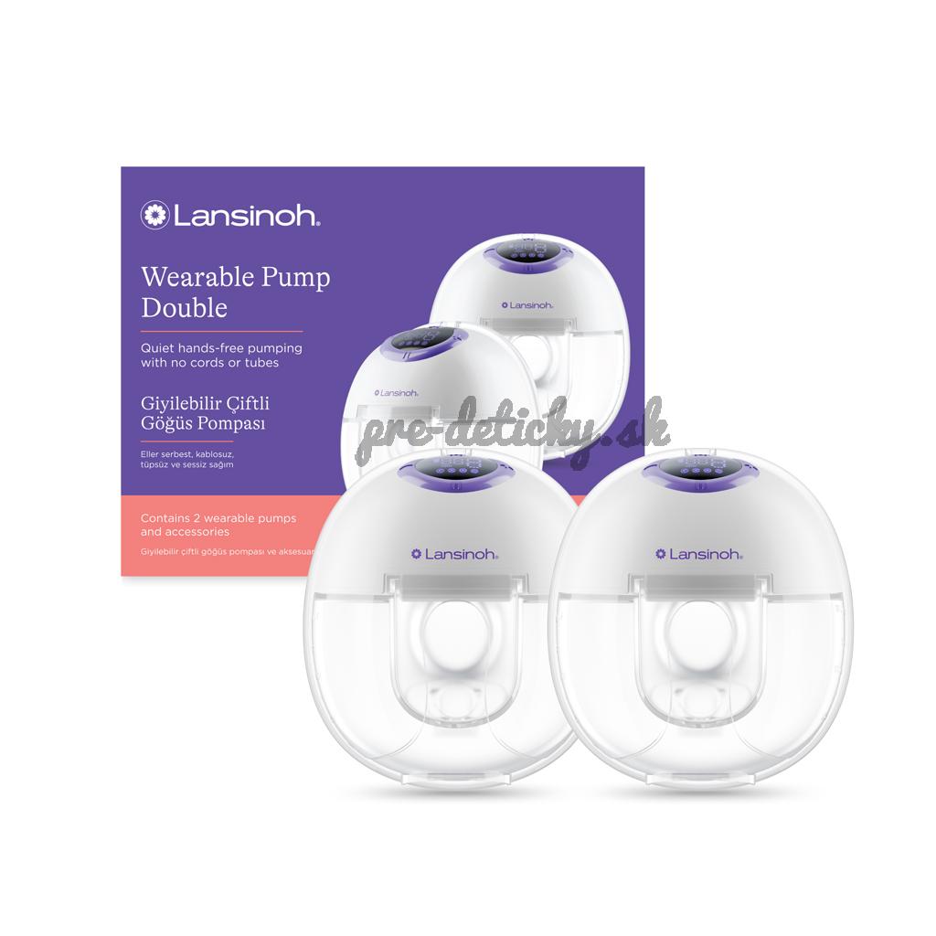 LANSINOH Odsávačka materského mlieka elektrická dvojitá handsfree Duo
