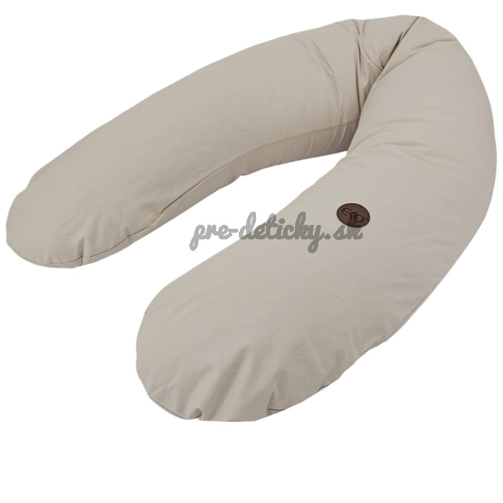 EKO Vankúš na dojčenie bavlnený Light Beige 180cm