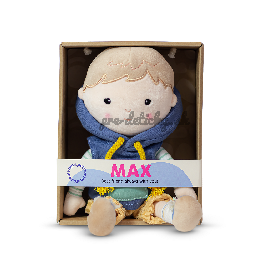 PETITE&MARS Bábika plyšová Max 0m+, 35 cm