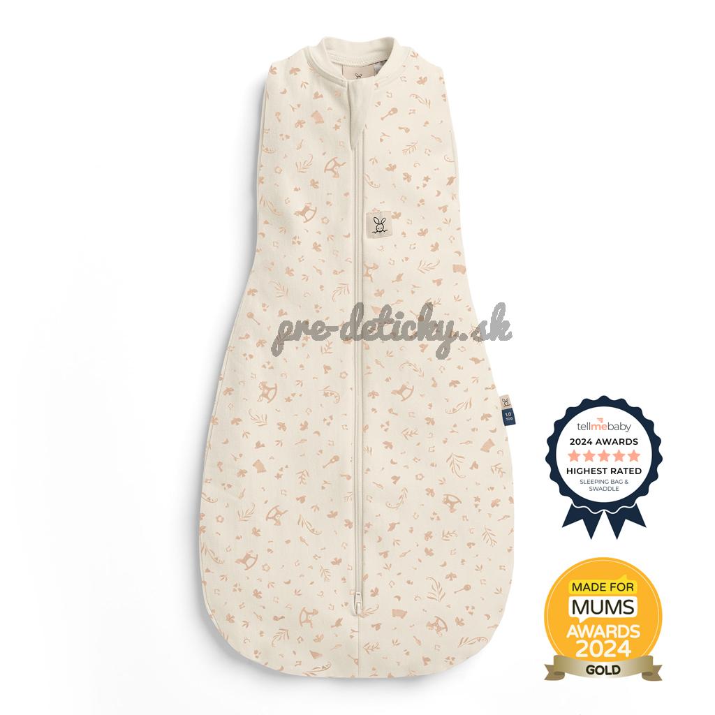 ERGOPOUCH Zavinovačka a pytel na spanie 2v1 Cocoon Lullaby 0-3m, 3-6kg, 1,0tog