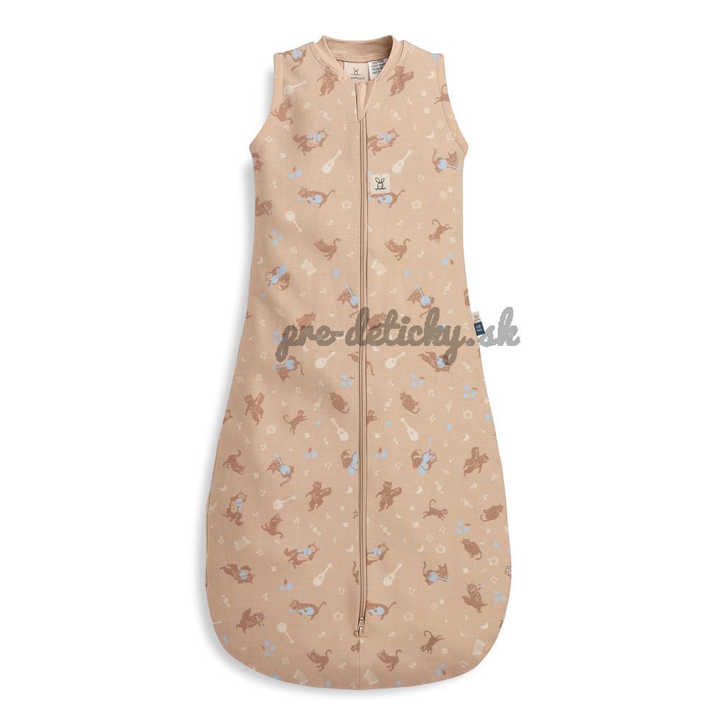 ERGOPOUCH Vak na spanie organická bavlna Jersey Melody 3-12m, 6-10kg, 1,0tog