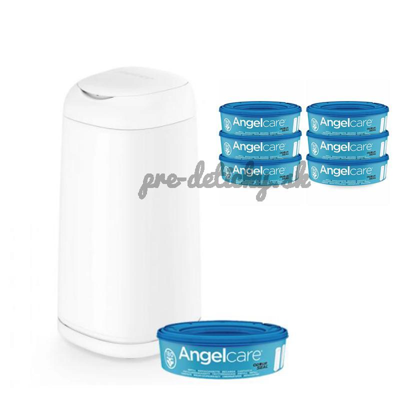 ANGELCARE Kôš na plienky Dress Up + 1 kazeta + náhradné kazety 6 ks