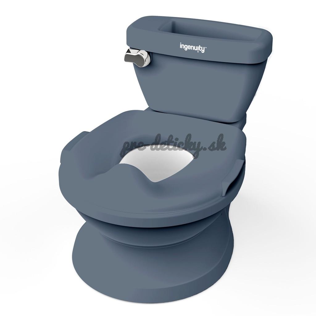INGENUITY Nočník/toaleta detská so zvukom My Size™ modrá