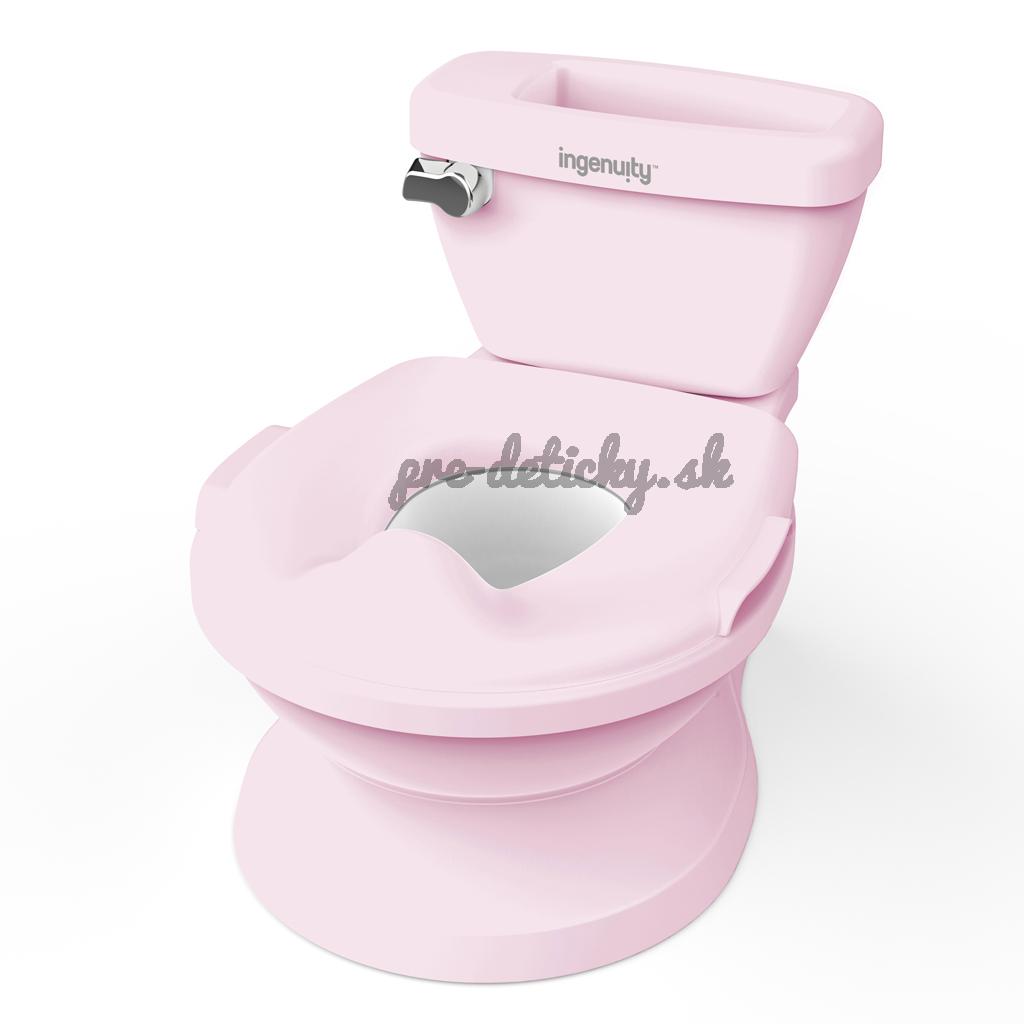 INGENUITY Nočník/toaleta detská so zvukom My Size™ ružová