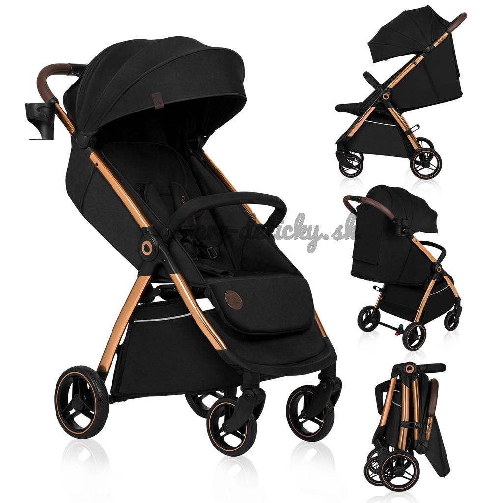 LIONELO Kočík športový Ingrid Black Onyx