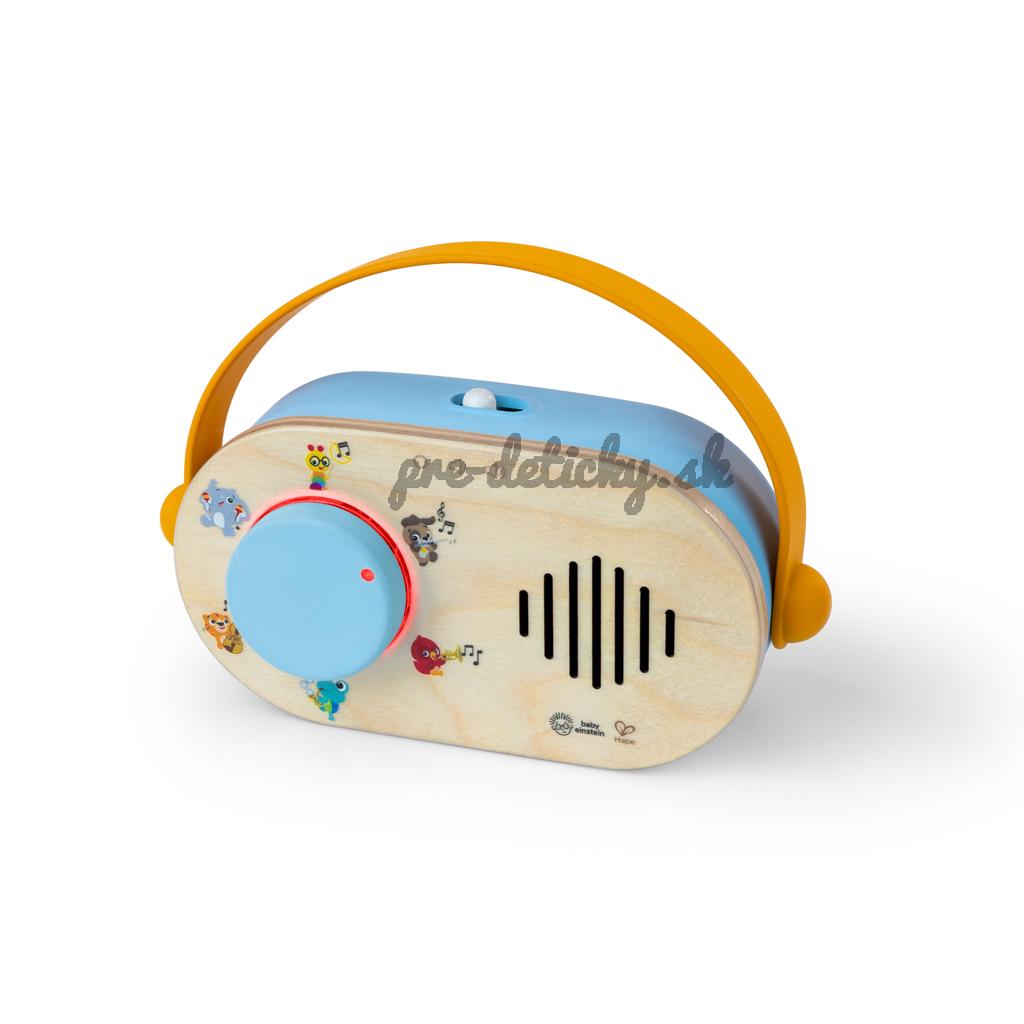 BABY EINSTEIN Hračka hudobná rádio Discovery Radio™ HAPE 6m+
