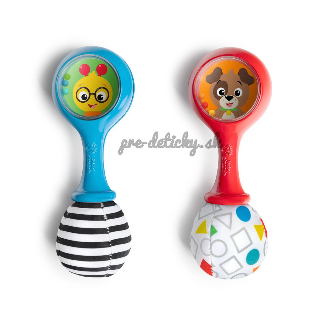 BABY EINSTEIN Hračka hrkálka Shake & Groove™ 2ks, 3m+