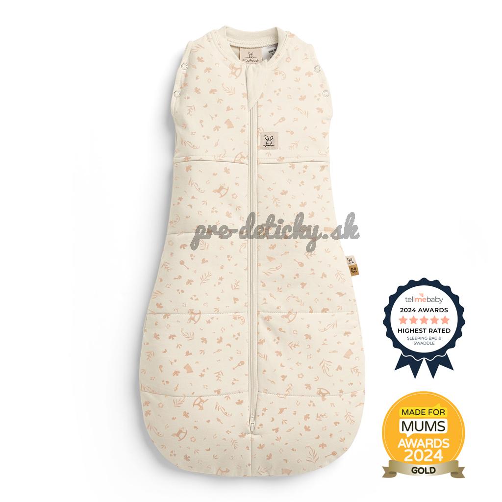 ERGOPOUCH Zavinovačka a pytel na spanie 2v1 Cocoon Lullaby 6-12m, 8-10kg, 2,5tog