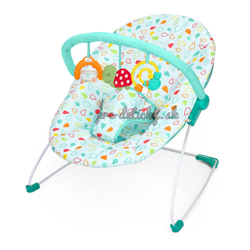 BRIGHT STARTS Lehátko s hračkami Colorful Confetti™ Bouncer, 0m+