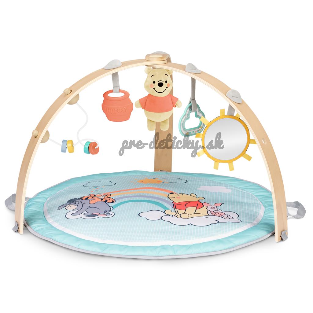 DISNEY BABY Deka na hranie pre rozvoj motoriky a zmyslov, obojstranná Winnie the Pooh ™ Hunny Hangou