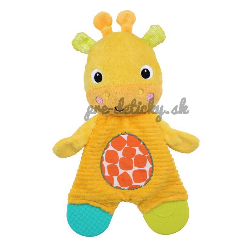 BRIGHT STARTS Hračka - hryzačka Snuggle&Teethe žirafa 0m+