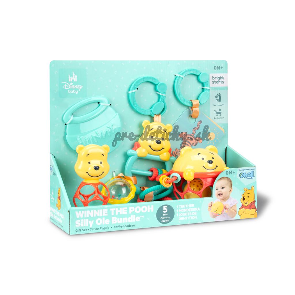 DISNEY BABY Sada darčeková multisenzorická Disney Baby Winnie the Pooh, 0m+