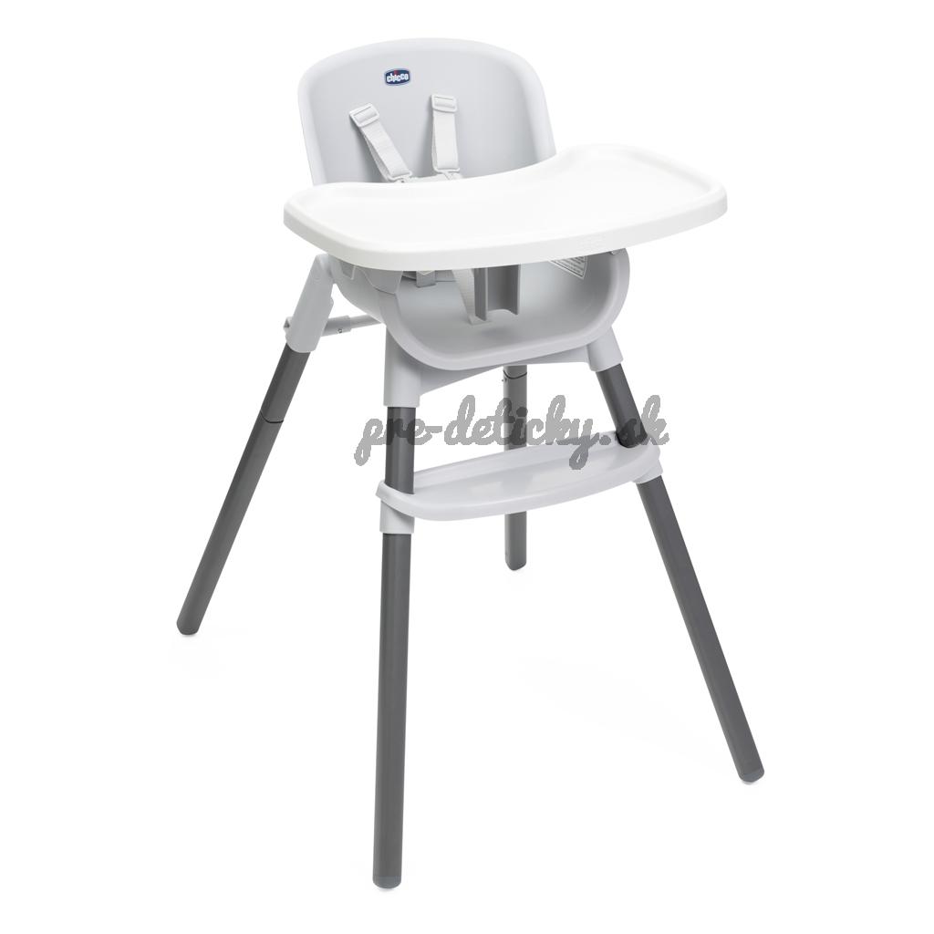 CHICCO Stolička jedálenská Zest -Moon Grey