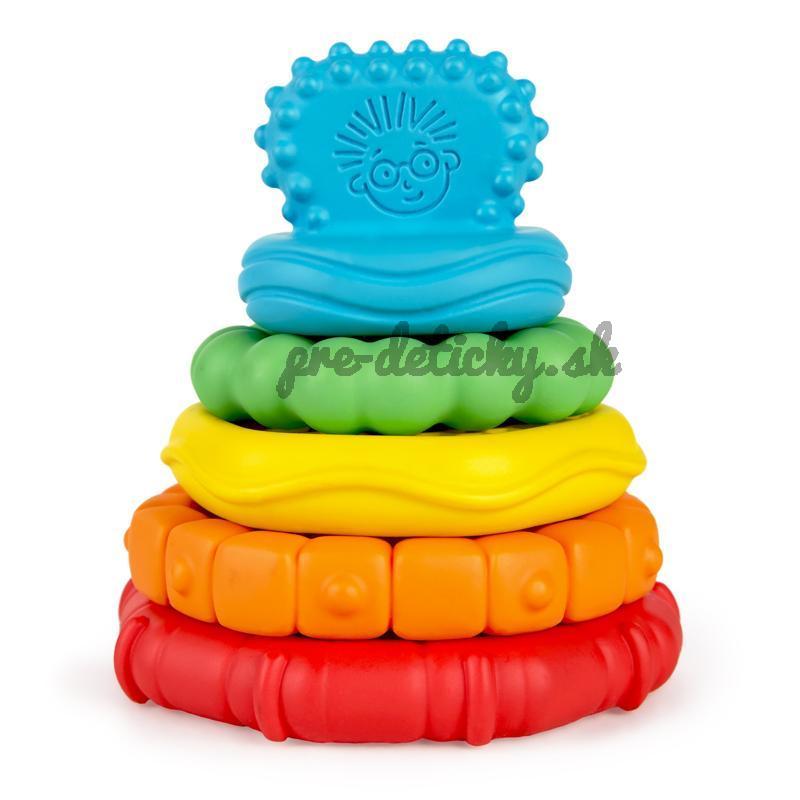 BABY EINSTEIN Hryzačka stohovacia 2v1 Stack&Teethe™ 0m+