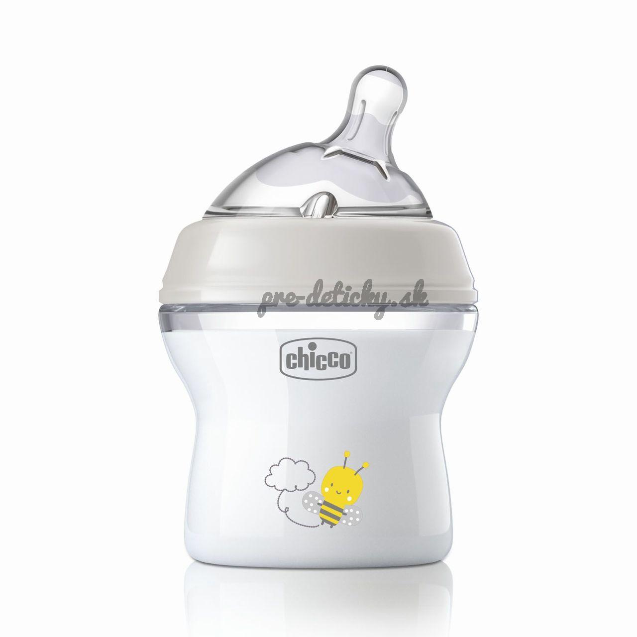CHICCO Fľaša dojčenská antikolik Natural Feeling 150 ml neutral 0m+