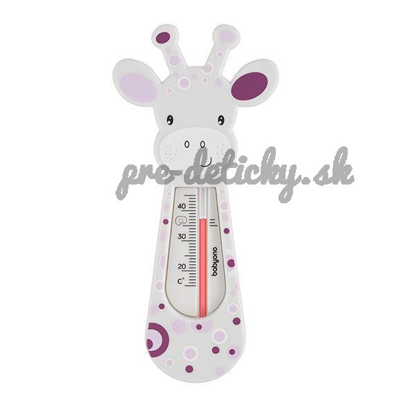 BABYONO Teplomer do vody šedý