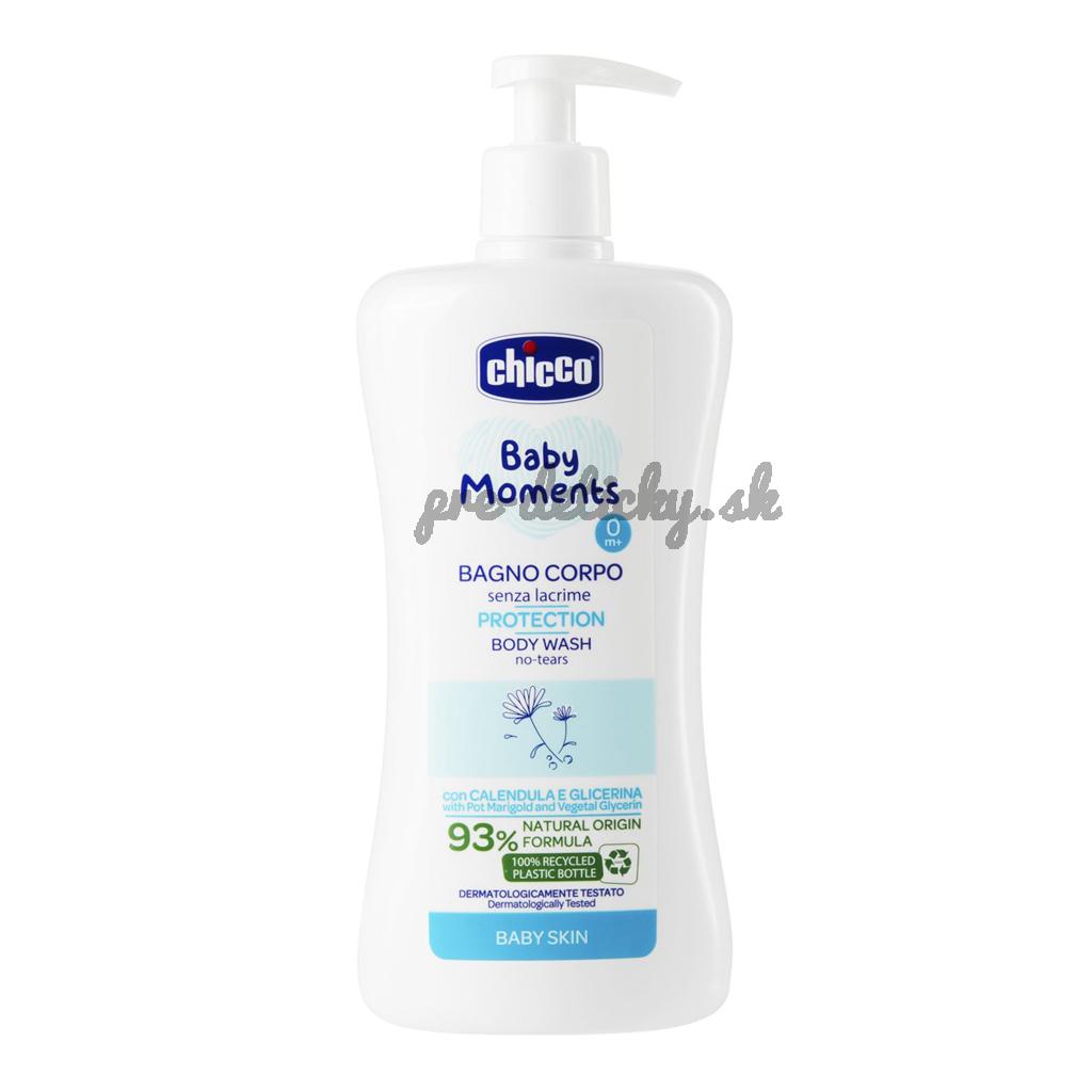CHICCO Sprchový gél Baby Moments Protection 500 ml, 0m+