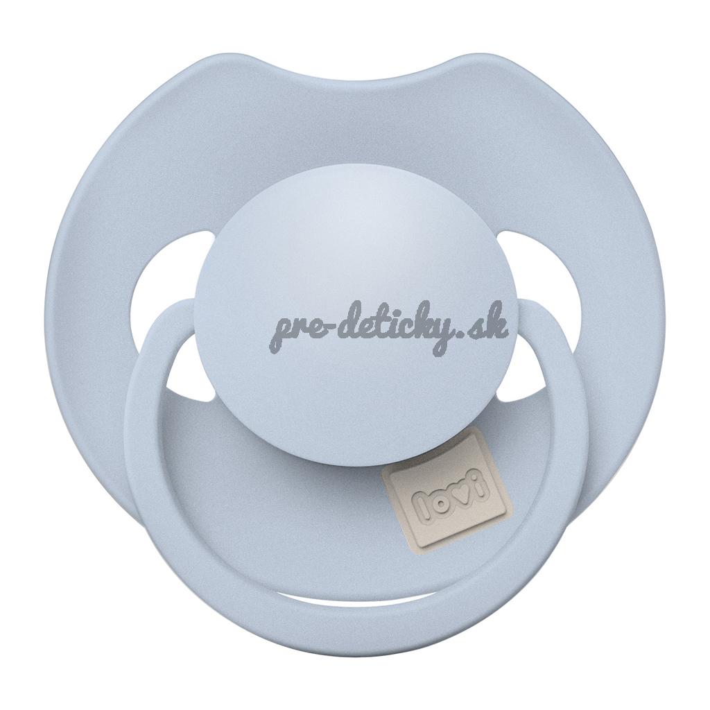 LOVI Cumlík silikónový dynamický Prime 0-6m 1ks Baby Blue