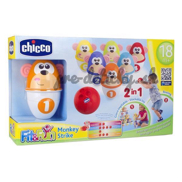 CHICCO Kolky veselé opičky 18m+ 6 ks
