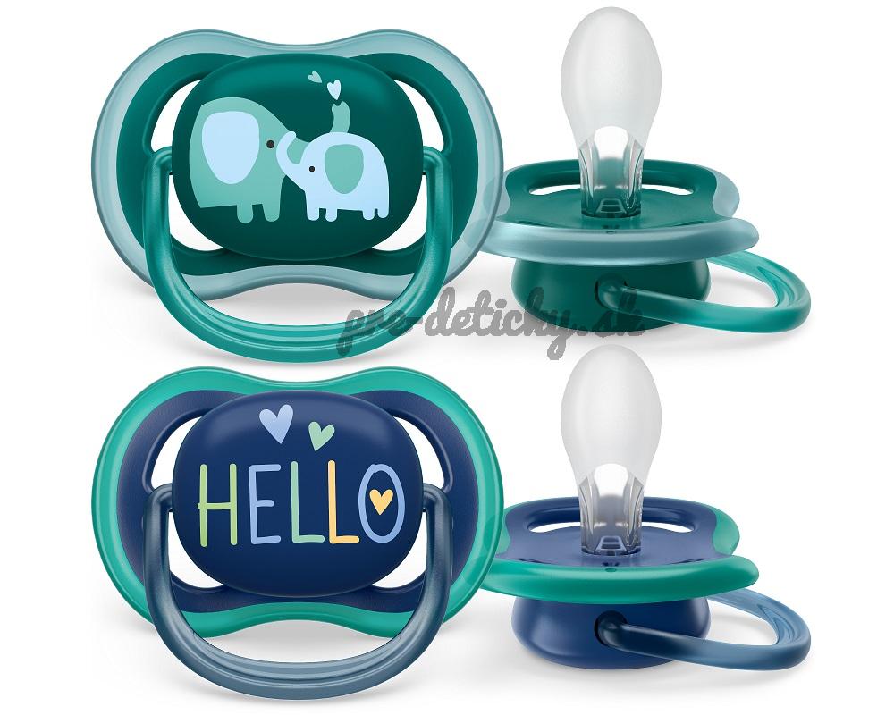 Philips AVENT Cumlík Ultra air 18m+ chlapec (slon) 2ks