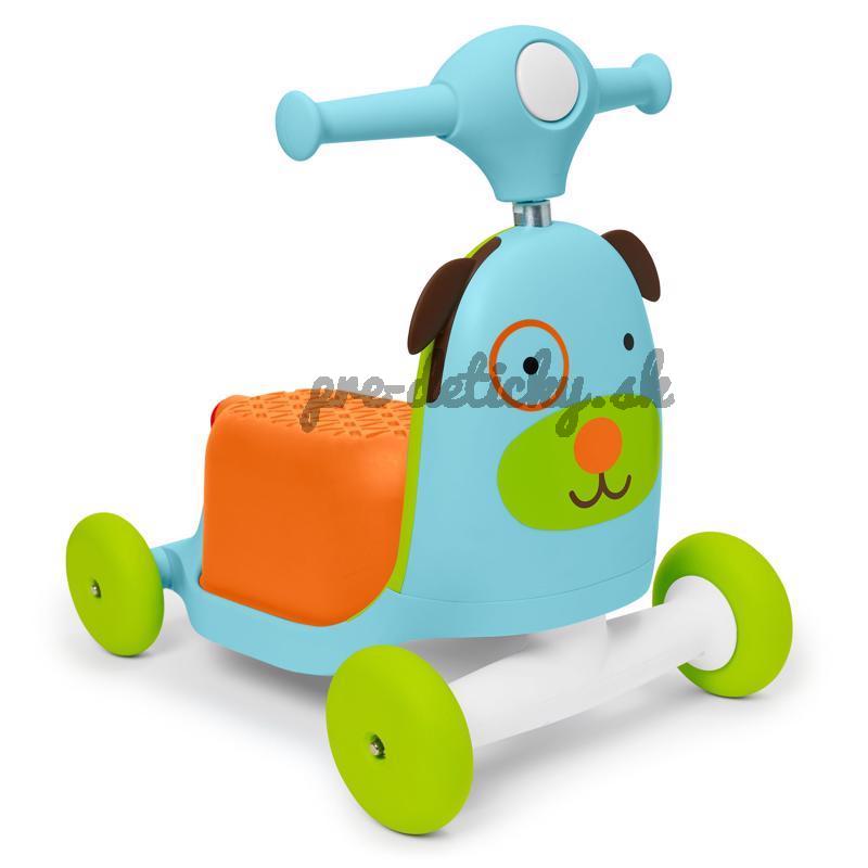 SKIP HOP Zoo odrážadlo 3v1 Ride-On Psík 12m+ do 20 kg