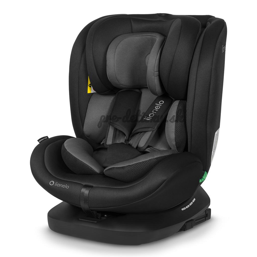 LIONELO Autosedačka Bastiaan i-Size (40-150 cm) Black Grey